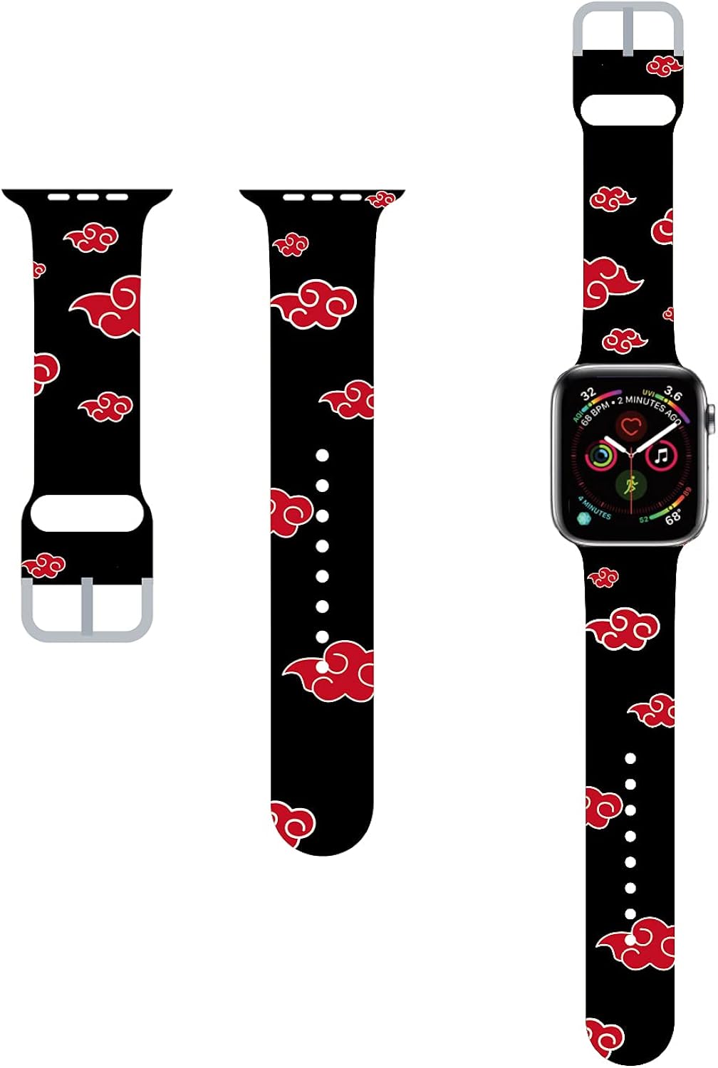 PlusYard Apple Watch Band Compatible With 38mm/40mm/42mm/44mm Anime Fan