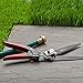 Kings County Tools Grass Trimming Shears | 5-1/4″ Steel Blades | Rotating Handle for Angled Cuts | Strong Spring Mechanism | Simple & Secure Safety Lock | Made in Italythumb 3