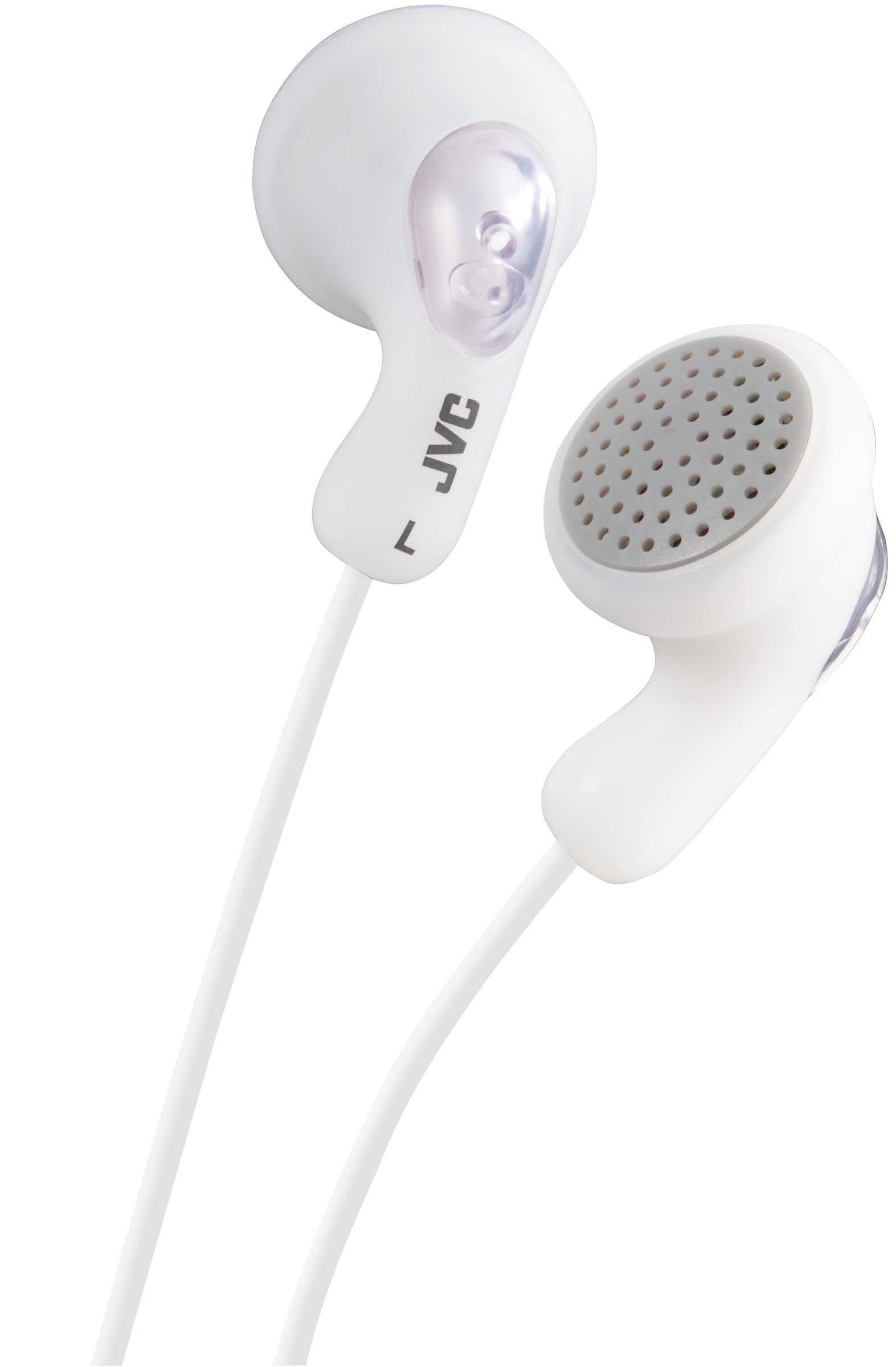 JVC Gumy HA-F14-WN-U In-Ear Earphones - Optimal Comfort with Soft Rubber Body - Powerful Reproduction - Choice of Bright Colours