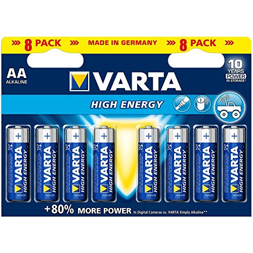 1x8 Varta High Energy Mignon AA LR 6