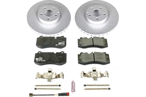 Power Stop ESK6231 Front Euro-Stop Brake Kit Mercedes For Mercedes-Benz CL550 2007-2008, Mercedes-Benz S400 2010-2013, Mercedes-Benz S550 2007-2011 [Model Specific]