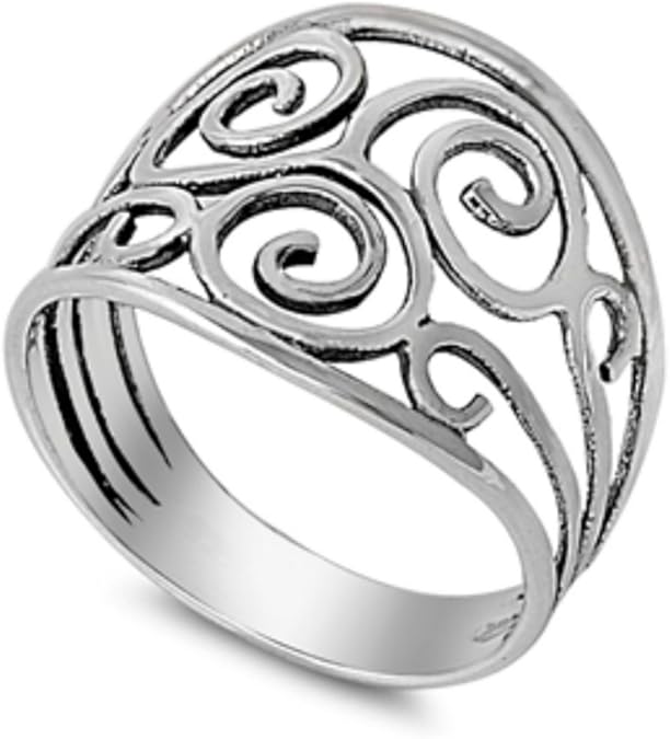 925 Sterling Silver Ring (Z 1/3) Amazon.co.uk Jewellery