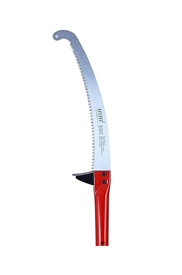 Festel Carbon Steel Tree Pruning Saw with Pole Fixing Slot (Red)