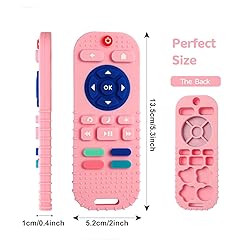 Hooku 2 Pack Silicone Teething Toys for Babies 0-6