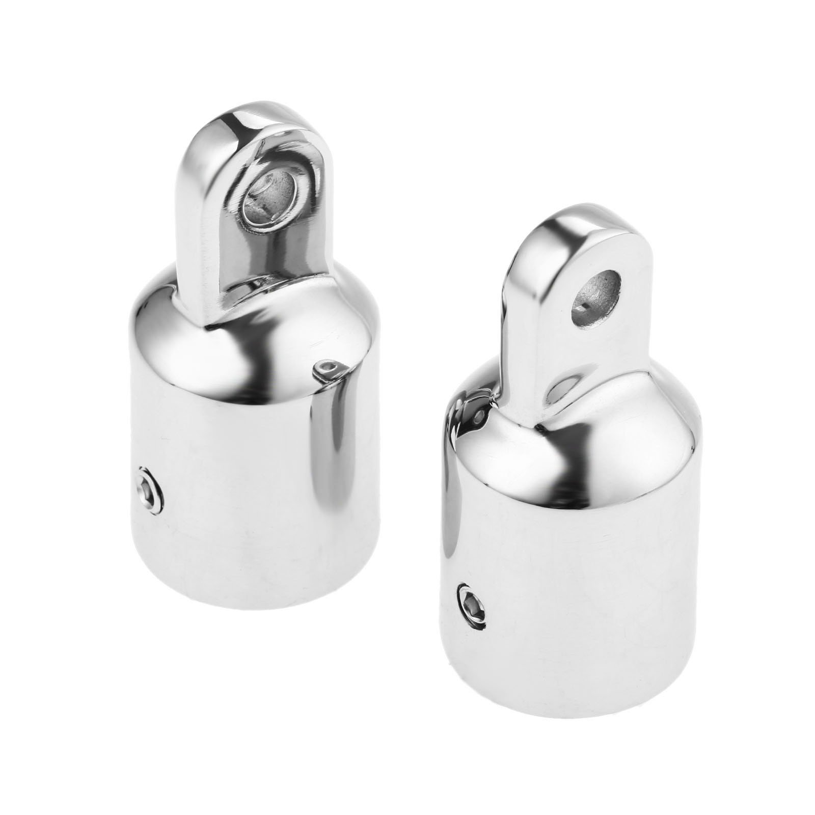 Photo 1 of 2Pcs Boat Bimini Top Fitting Deck Hinge Slide Cap Pipe Eye End Cap External Eye End Canopy Tube Boat Accessories (3/4” 20mm)