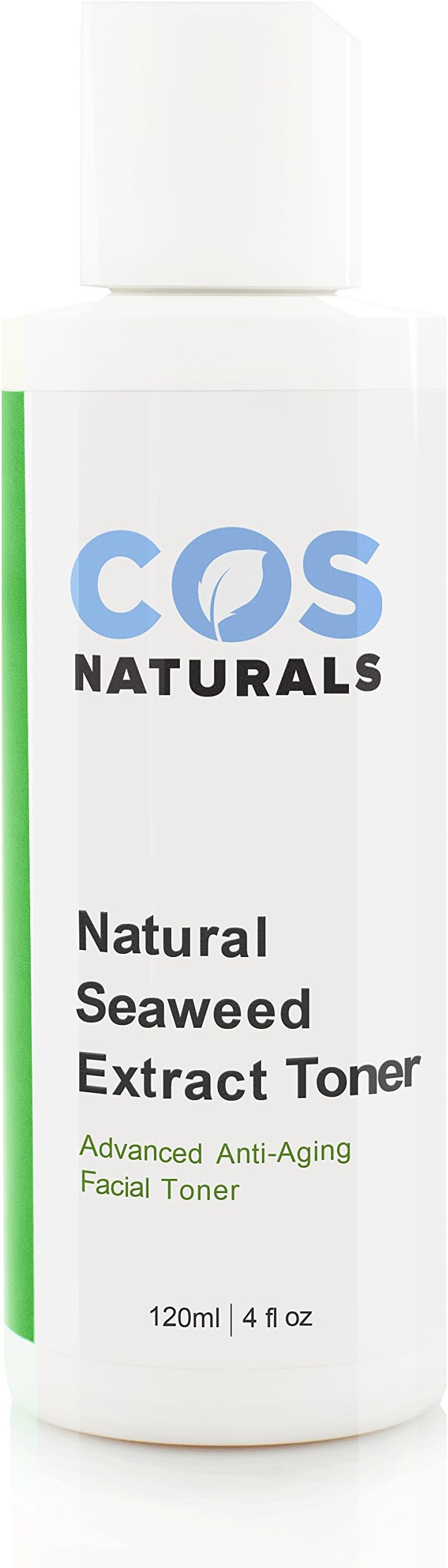 COS Naturals Seaweed Extract Facial Toner Natural Anti-Aging Skin Care for Face (4 fl oz / 120 ml)