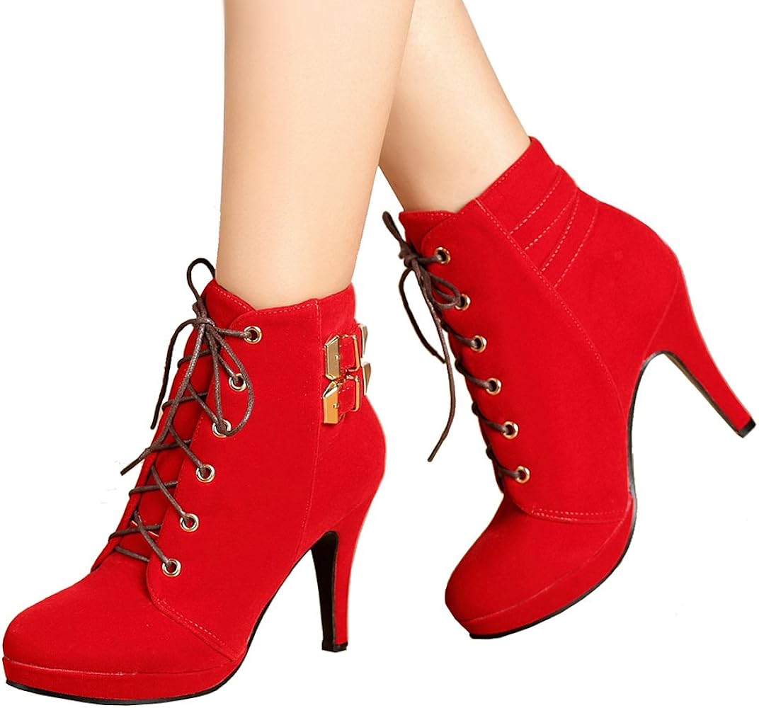 red high heel shoes amazon
