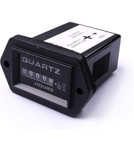 RileyFine Betriebsstundenzähler - Digitaler Timer 5-277V AC/DC IP68