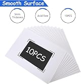 ASelected 2 Pack 10 Pcs A4 3mm Thick White Foam Board for Crafts Poster view 4
