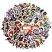 Laptop Sticker Pack 100 Pcs,Sanmatic Superhero Sticker Unique Cool Stickers Waterbottle Notebook Guitar Skateboard Travel Kid Adults Stickers Waterproof
