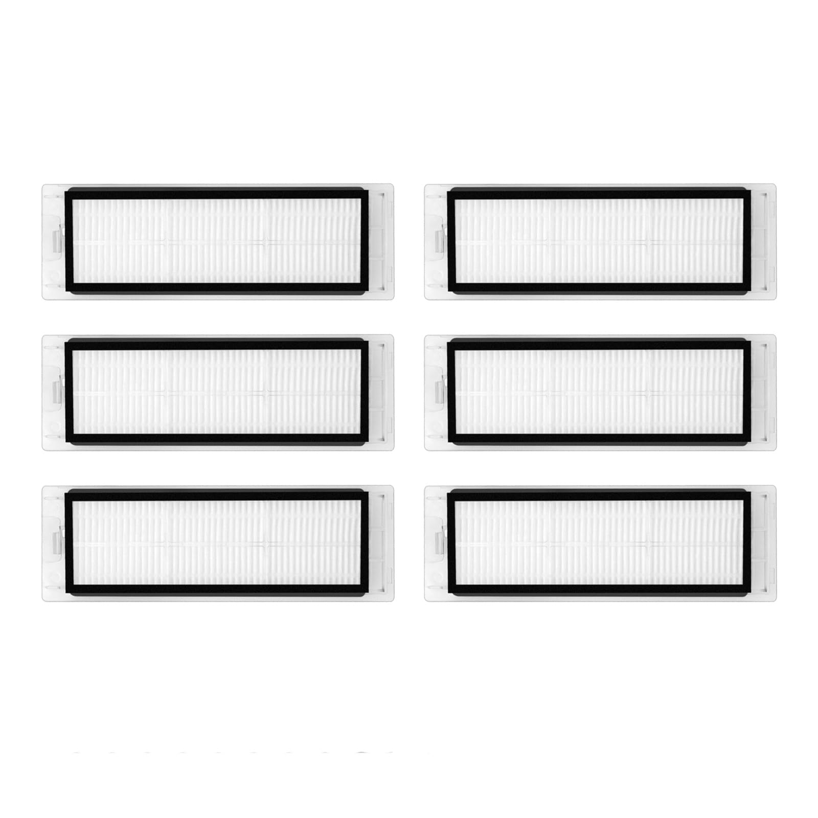 HUAYUWA Vacuum Attachments (6 Pack Washable Filters) Compatible with ROBOROCK Q5 Q5+ Robotic Vacuum Cleaner Replacement Parts Accessories