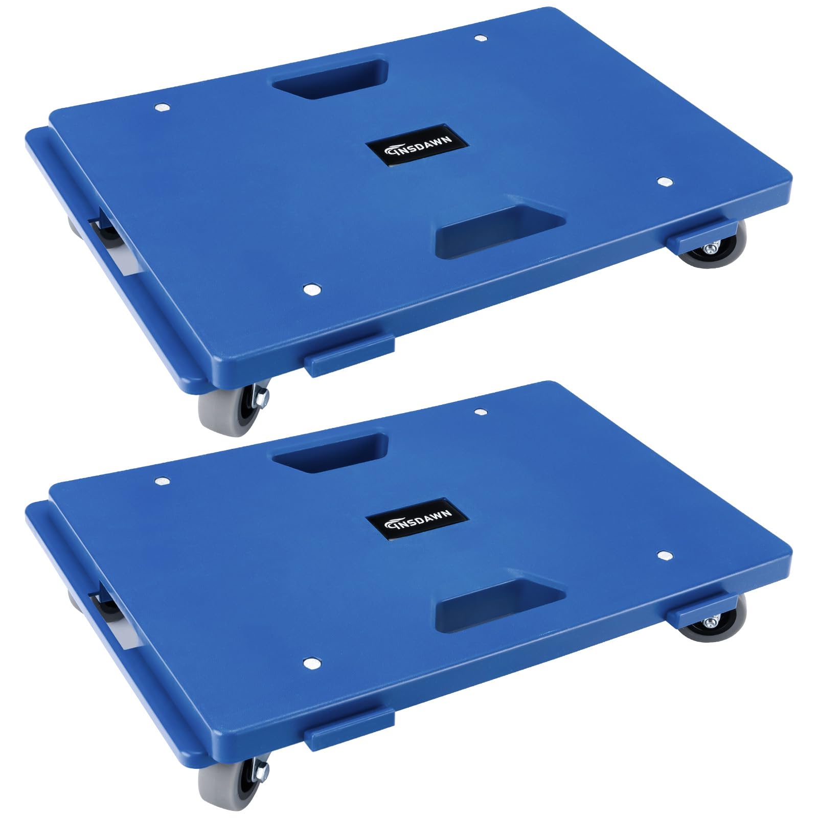 Insdawn 2 Pack Furniture Dolly 4 Wheels Upgraded Dollies Connectable ...