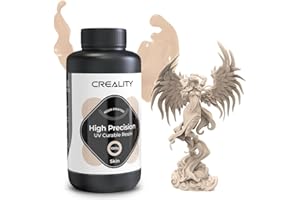 Official Creality 3D Printer Resin Liquid, 1000g High Precision Resion for 8K LCD 3D Printing, 405nm UV-Curing Resin, Faster Printing Speed,Quick Curing and Excellent Fluidity (Skin)