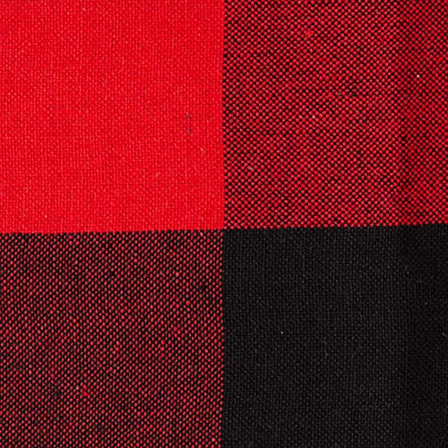 Red and Black Dish Towels - Buffalo Checked Kitchen Towels - Cotton Buffalo Plaid Dish Towel - Buffalo Check Hand Towels - Red Plaid Kitchen Towels Cotton - Checkered Tea Towels (18 X 28, Red&Black)