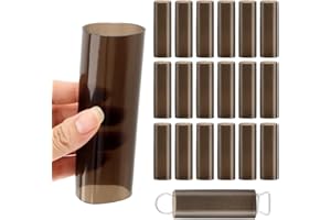 KUIOPYY Pool Cover Spring Sleeves 20PCS Vinyl Protective Sleeves for In-Ground Swimming Pool Safety Covers Pool Cover Spring 