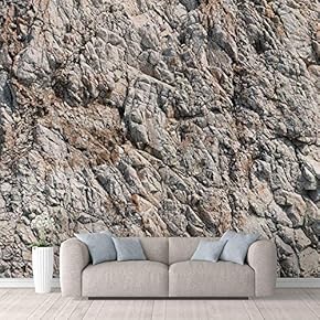 Wall Mural Sand Square Rock Background Removable Self-Adhesive Large Wallpaper - 66x96 inches