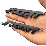 HUAPX 2Pack Metal Car Sport Sticker,3D Premium Car