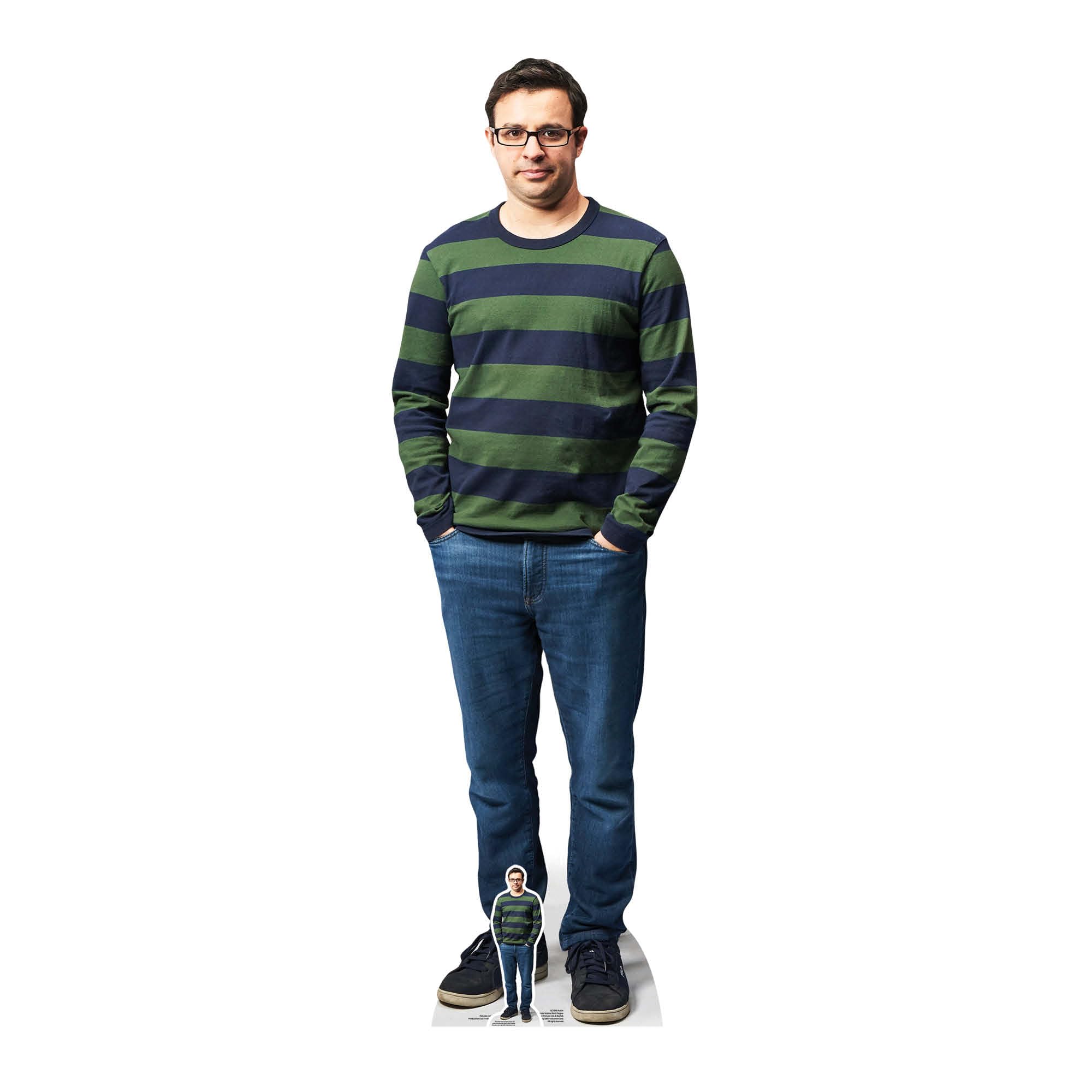 Star Cutouts SC1569 Adam (Simon Bird) Friday Night Dinner Lifesize Cardboard Cutout – Ideal Comedy TV Display for Fans & Themed Events