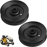 2 Pack 14326 Rotary V-Idler Pulley for MTD Troy-Bilt Cub Cadet 13RX91AT056 | Replaces 756-04325