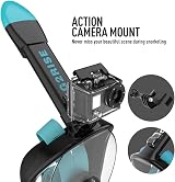 G2RISE SN01 Full Face Snorkel Mask with Detachable Camera Mount view 6