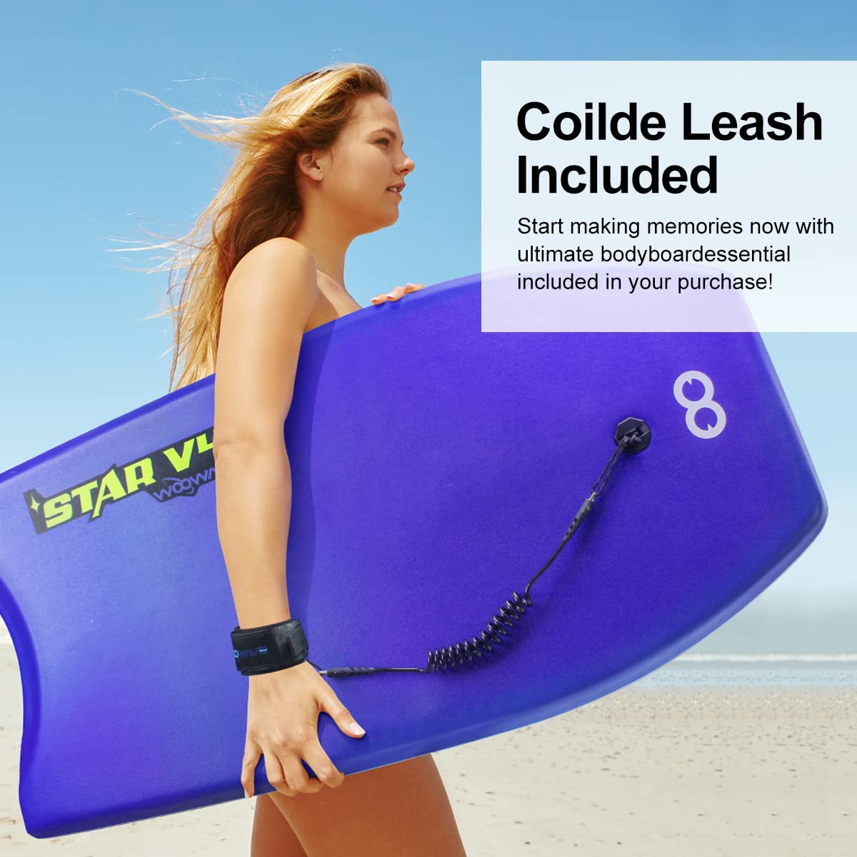 Mua WOOWAVE Bodyboard 33-inch/37-inch/42-inch Premium IXPE Body Board ...