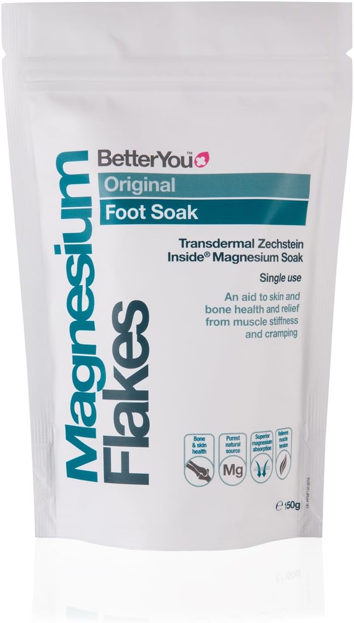 Better You Magnesium Flakes Foot Soak 150g Pack of 2 Amazon.co.uk Health & Personal Care