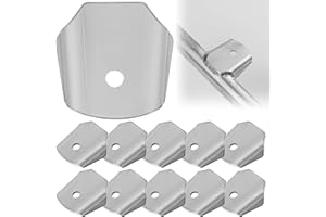 ALVKTORA 10 PCS Trick Tabs,Weld Tabs 1/4" Hole,1-3/4" Length & Width, Trick Tabs, Shock Tabs, Steel Universal Weld On Tab Axle for Shock Mounts, Trailers & Roll Cages