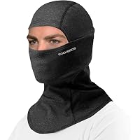 ROCKBROS Winter Balaclava – Full Face Ski Mask – Windproof Thermal Cycling Hood – One Size – Black