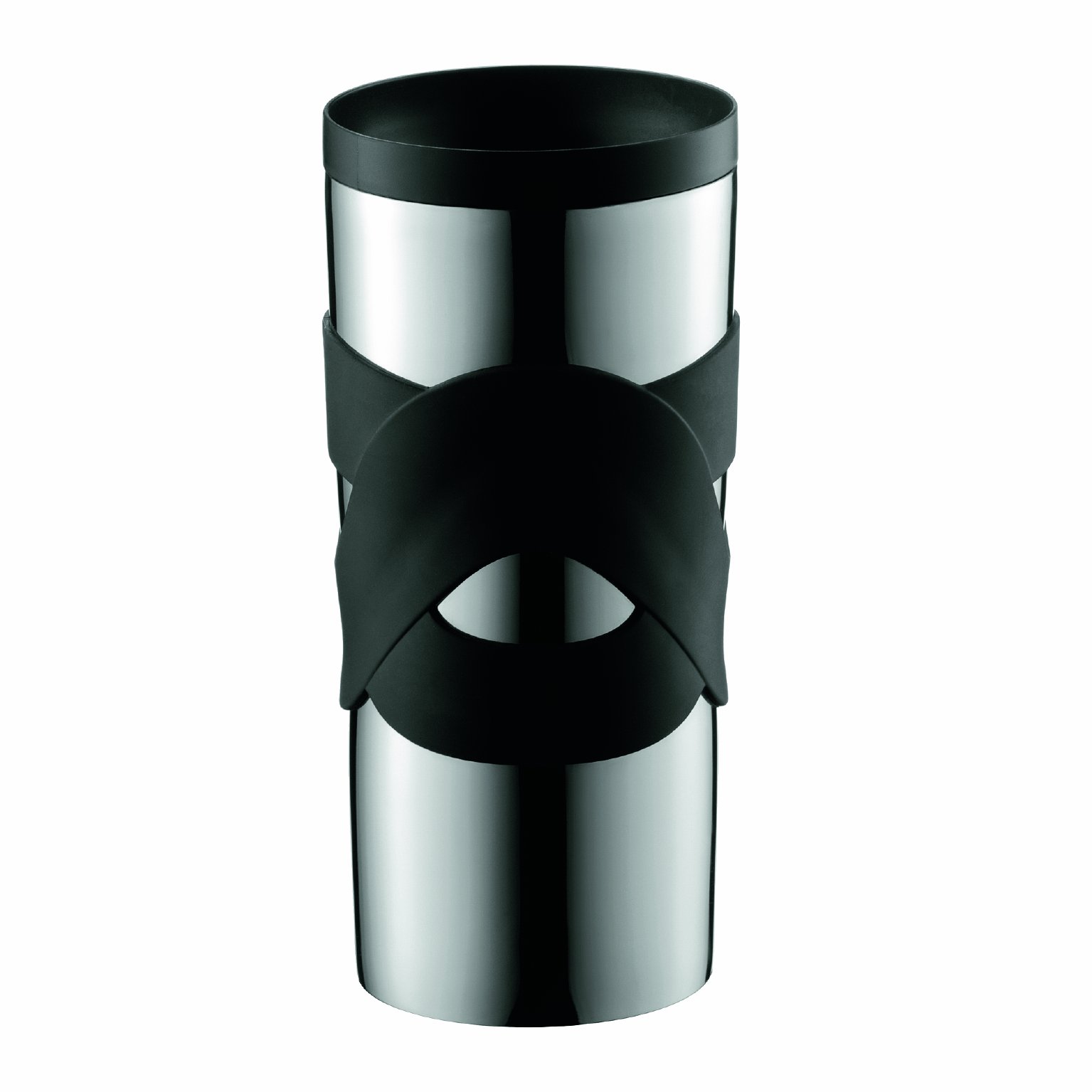 Bodum 0.35 Litre 12 oz Stainless Steel Travel Vacuum Mug, Black