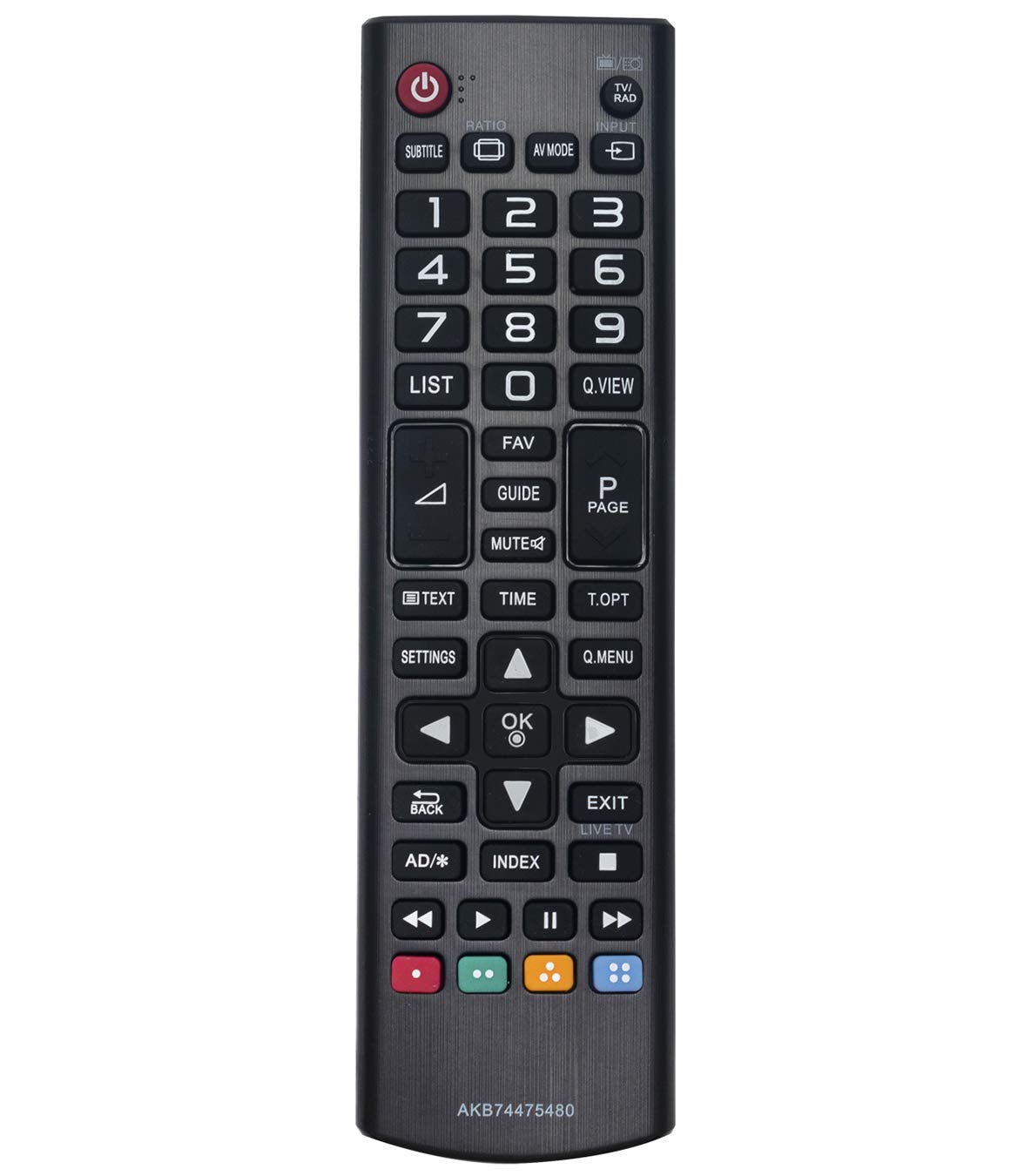 VINABTY AKB74475480 Replacement Remote Control Fit for LG LED TV 32LH500D 32LH501C 43LH500T 43LH501C