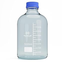 5000ML Storage Glass Bottles – 1pc Round Media