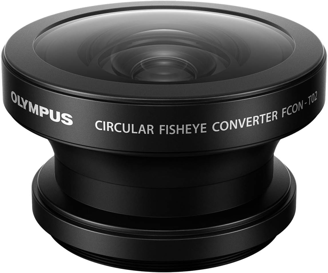 Olympus FCON-T02 Fisheye Converter for Underwater Photography – Wide-Angle Attachment for TG-1/TG-2/TG-3/TG-4/TG-5/TG-6 and OM SYSTEM TG-7