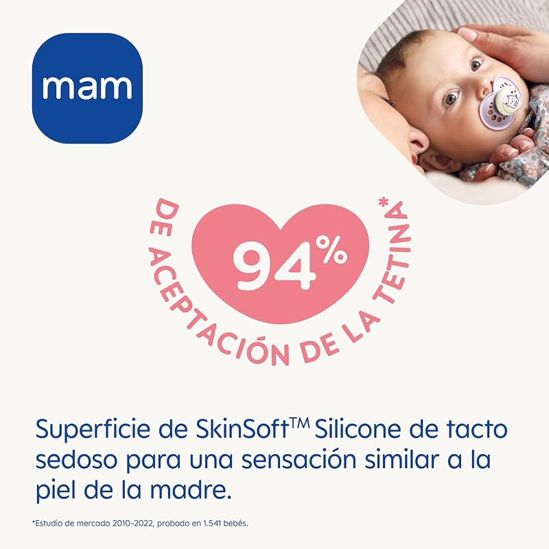 Chupeta Original para Recém-Nascidos 0-2 Meses, Dia e Noite, 4 peças