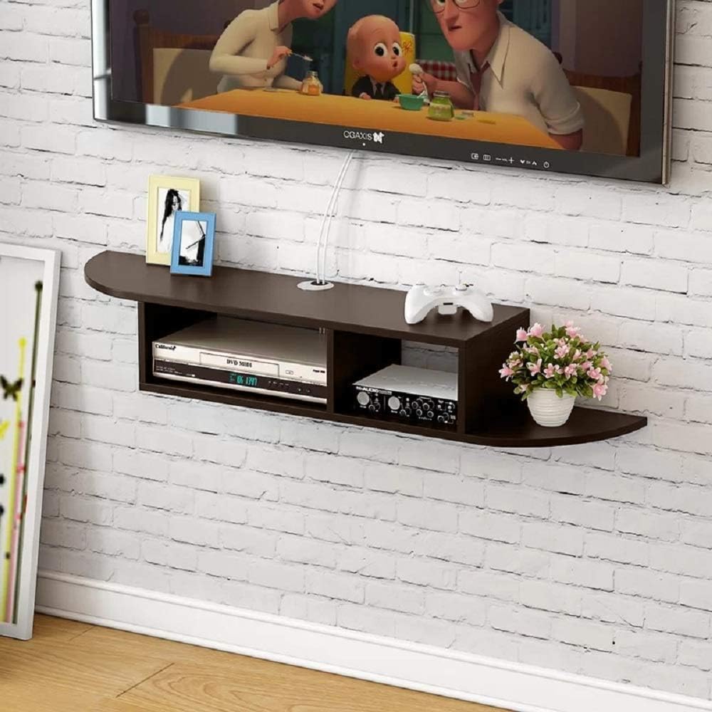 Dime Store Wooden Wall Mounted TV Unit Stand TV Set Top Box
