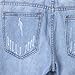 Fboards Womens Ladies Stretch Faded Ripped Slim Fit Skinny Denim Jeans (Small, c-Blue)