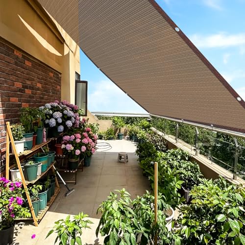 Shade Netting, Sun Protection Net 80% UV Shade Fabric, Windproof Greenhouse Shade Cloth for Plant Cover/Greenhouse/Garden/Pergola/Patio Lawn/Pet House