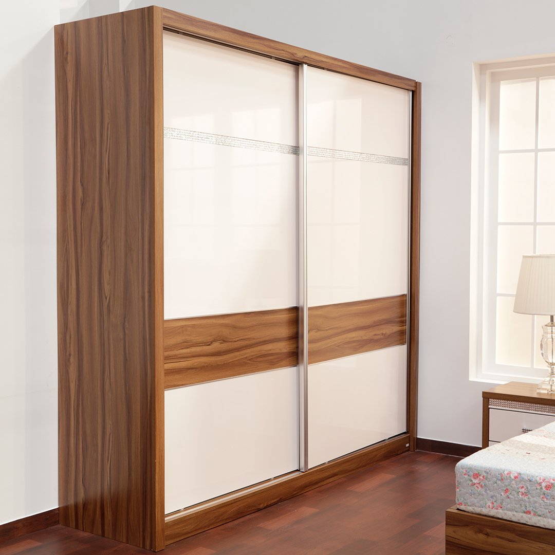 Gocosy Marvel Wardrobe 2 Sliding Doors Engineered Wood White