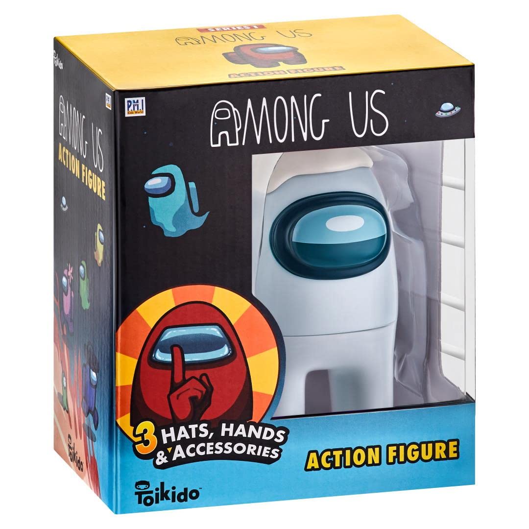 Among Us Collectible Action Figure Series 1 With Accessories - White