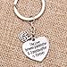 O.RIYA Jewelry Grandmother Grandaughter is Forever Keychain (Keychain)