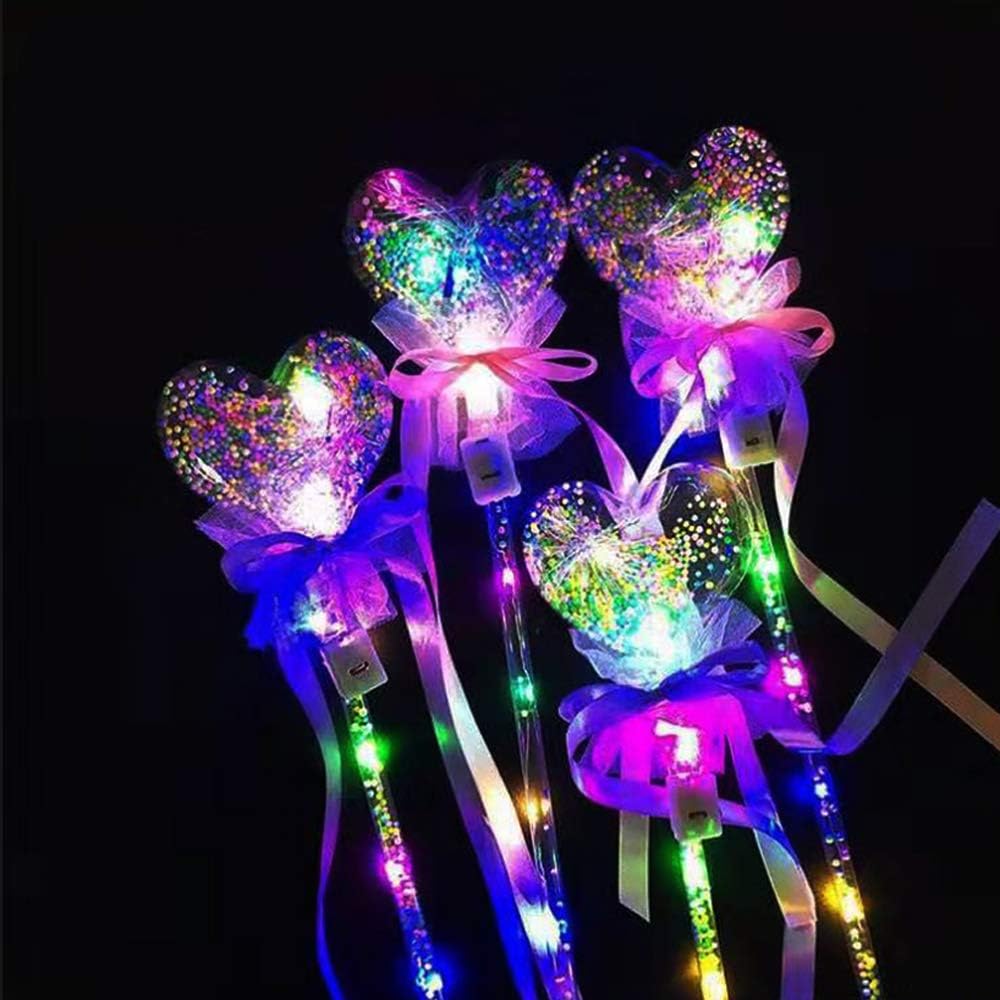 Acooe LED Light Up Flashing Stick for Birthday Weddings Parties