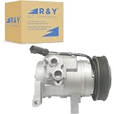 RYC Automotive A/C Compressor FG308 | Fits Ram 1500 and 2500 3.7L, 4.7L 2004-2007; Fits Dodge Dakota 3.7L, 4.7L 2004-2007