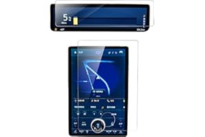 Carwiner 2PCS Screen Protector Compatible with 2021-2026 Mustang Mach-E, 15.5 Inch Navigation + 10.2 Inch Dashboard Set, Center Control Tempered Glass Accessories