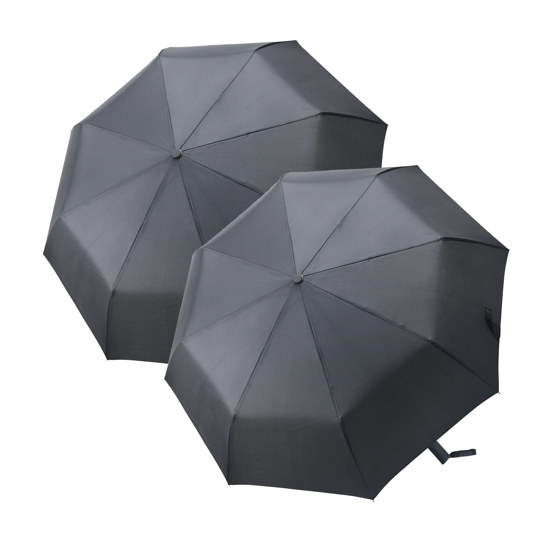 PFFY 2 Packs Travel Umbrella Windproof Auto Open & Close Collapsible Folding Small Compact Backpack Car travel Essentials Purse Umbrellas for Rain