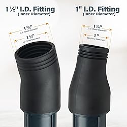 POWERTEC 70355 Dust Collection Hose Kit | 10' Hose
