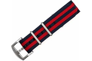 BluShark Original Premium Nylon Watch Strap - Stainless Steel Buckle with Multiple Sizes & Premium Styles, Replacement Watch Straps for Men & Women, Ballistic Military Waterproof