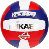Mikasa NHFS Approval VFC1000-USA (Natural Leather/Traditional Panel Shape/Indoor Volleyball/Official Game Ball Size5)