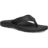 Sanuk On the Rocks Men's Beach Sandals | Flip Flops for Men | Quick Dry Flip-Flop Slides | Supportive & Lightweight | Arch Support Footbed