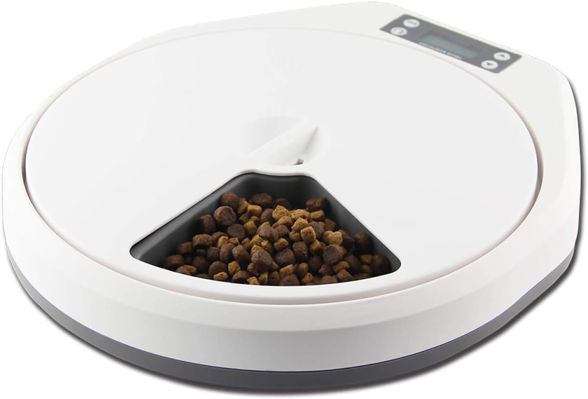 PAWISE Automatic Dog Feeder, White - Image 4