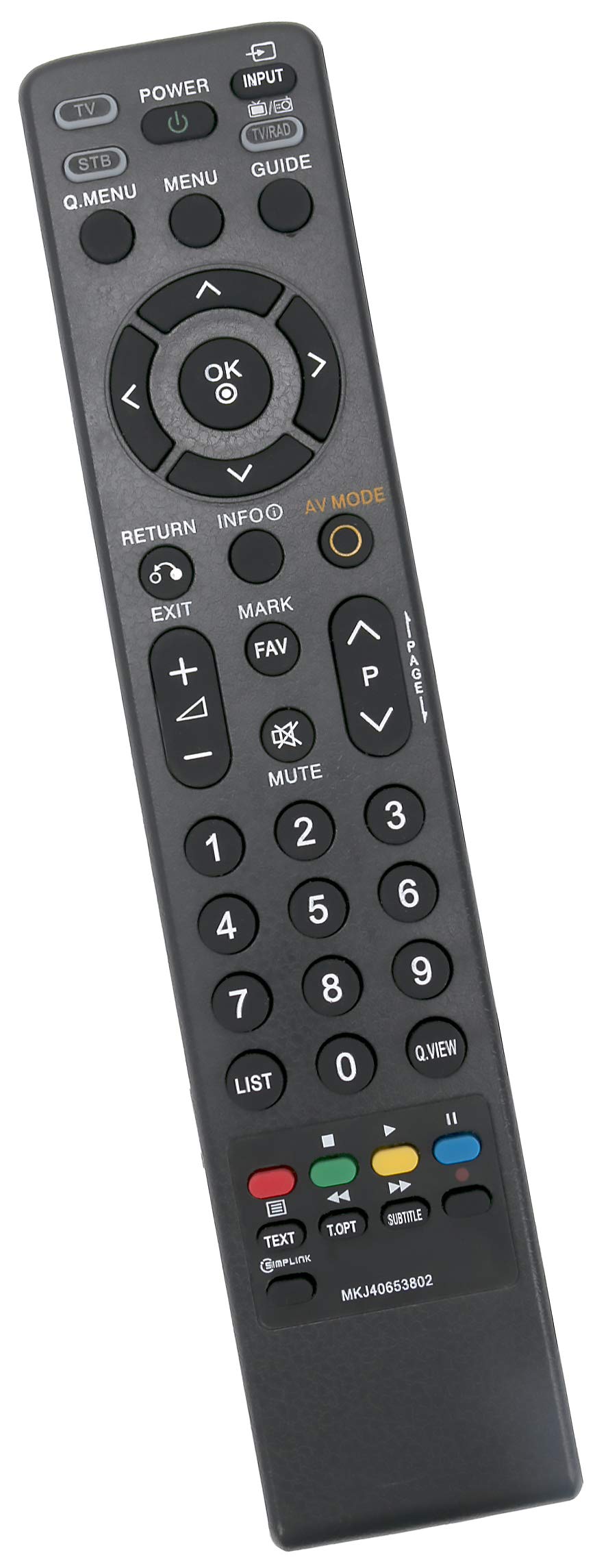 ALLIMITY MKJ40653802 Remote Control Replace for LG TV 52LG5010 52LG5000 42PG3000 42PG1000 42LG7000 37LG5000 37LG300C 37LG3000 32PG6010 32PG6000 32LG7000 32LG6000