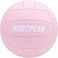 RUN2PEAK Soft Touch Volleyball Ball Gifts for Teen Girls Kids Youth Team Beginners Durable Volleyballs for Outdoor Indoor Beach Pool Water Play Official Size 5 Training Practice Volley Ball